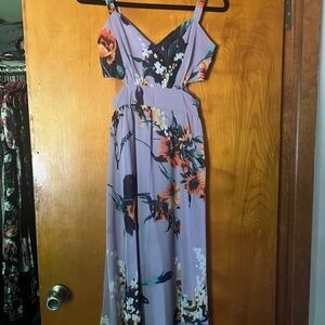 ASOS Purple Backless Sundress Spaghetti Strap